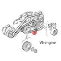 Fiat Stilo Auxiliary tensioner/idler. Part Number 55190052