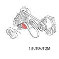 Fiat Bravo 2007> Auxiliary tensioner/idler. Part Number 71747798